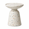 Stolik okrągły z betonu terrazzo 42 cm