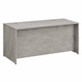 Prostokątne biurko z płyty laminowanej szare 160x80x75 cm