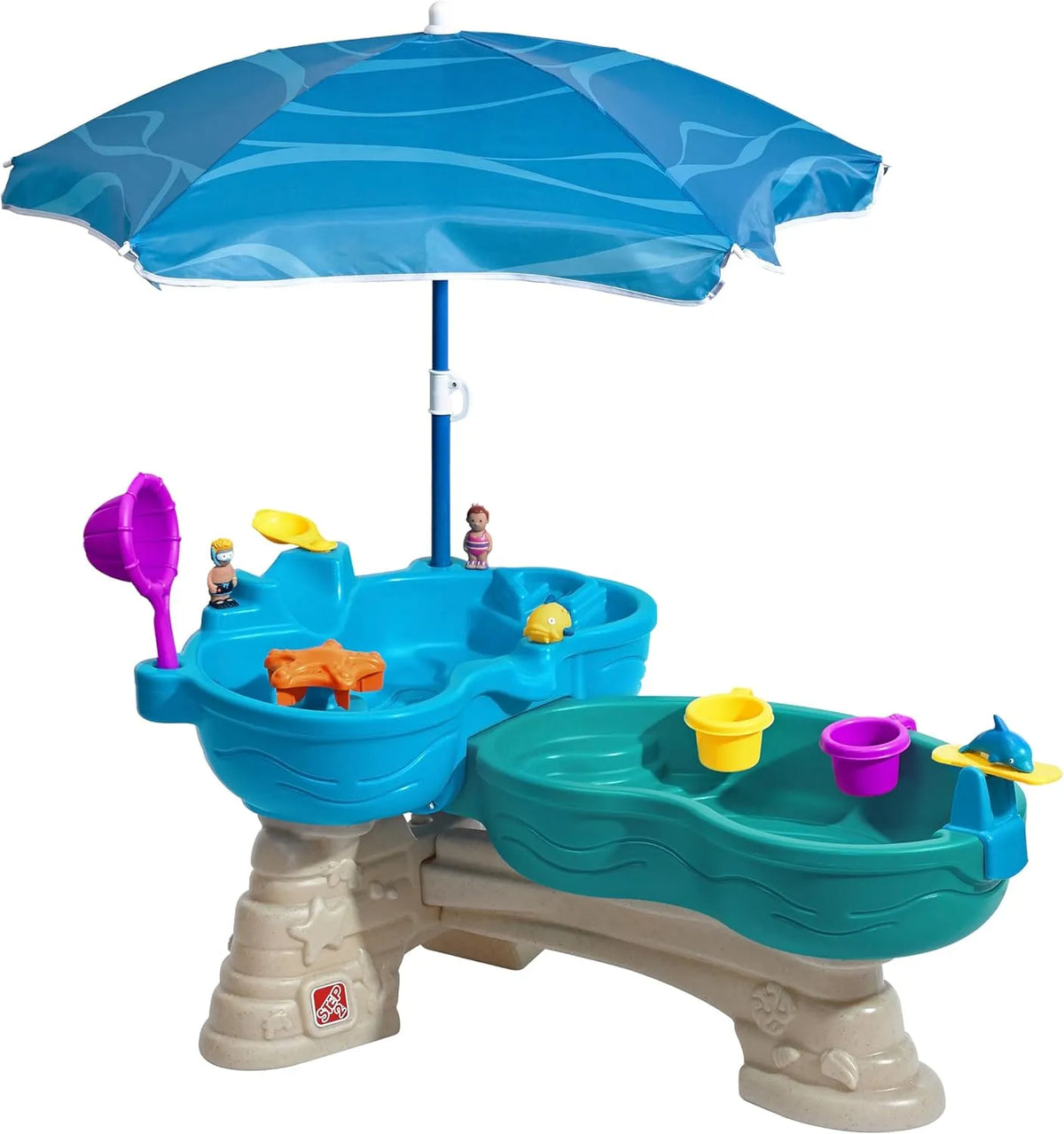Parasol ogrodowy Step2, Stol wodny Spill, do ogrodu
