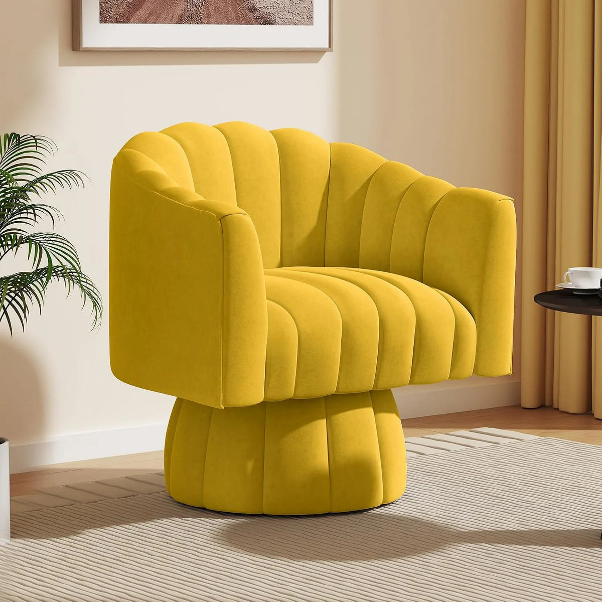 Fotel, Mid Century, aksamit, do salonu i do sypialni