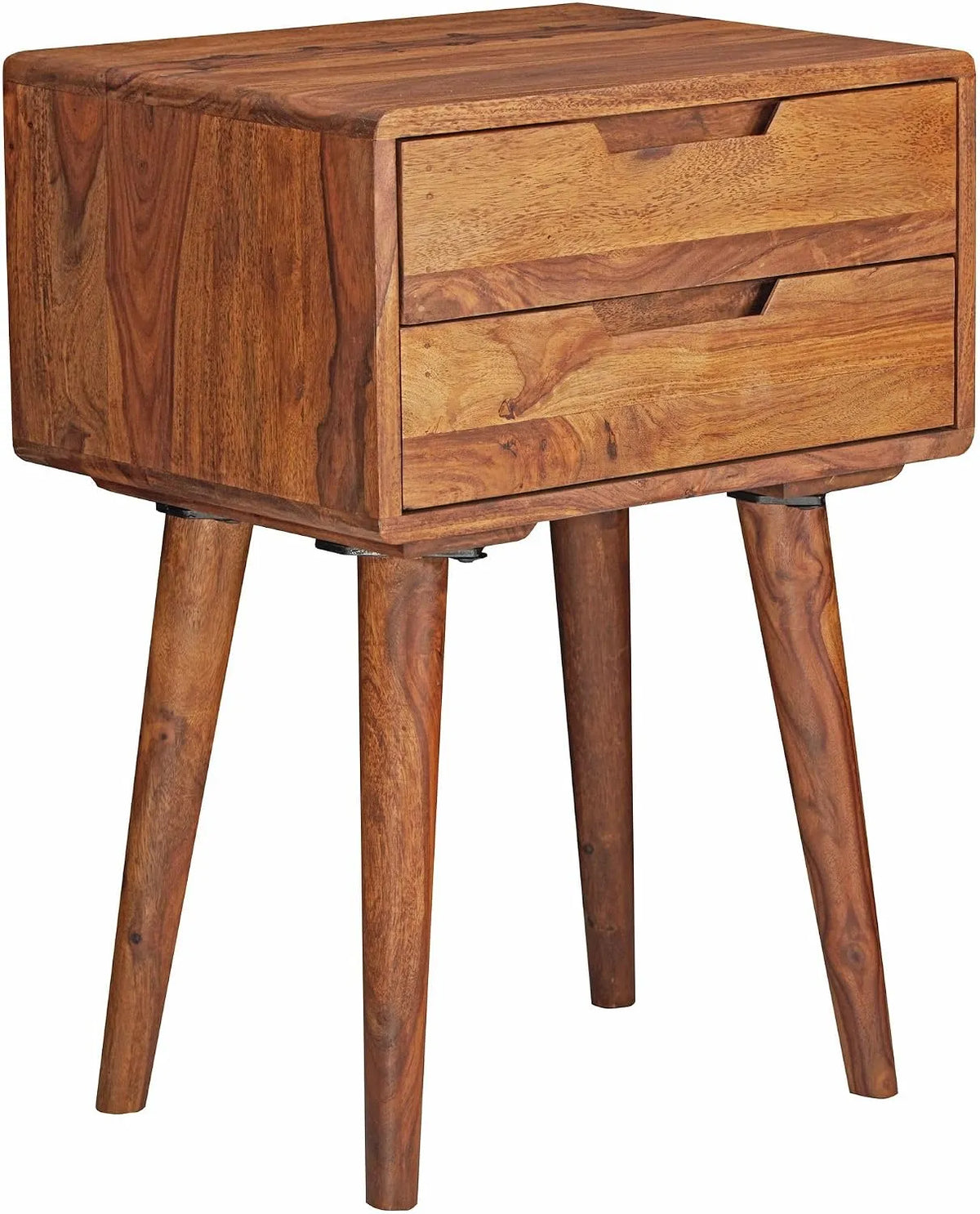 Szafka nocna, Solid, 47 x 66 x 36 cm, lite drewno, do sypialni