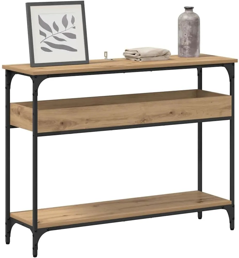 Stolik konsolowy, Konsola, 100 x 29 x 75 cm, materiał drewnopochodny