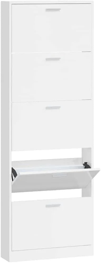 Szafa, 59x17x169, 59x17x169 cm, kolor biały, mebel do przechowywania odzieży
