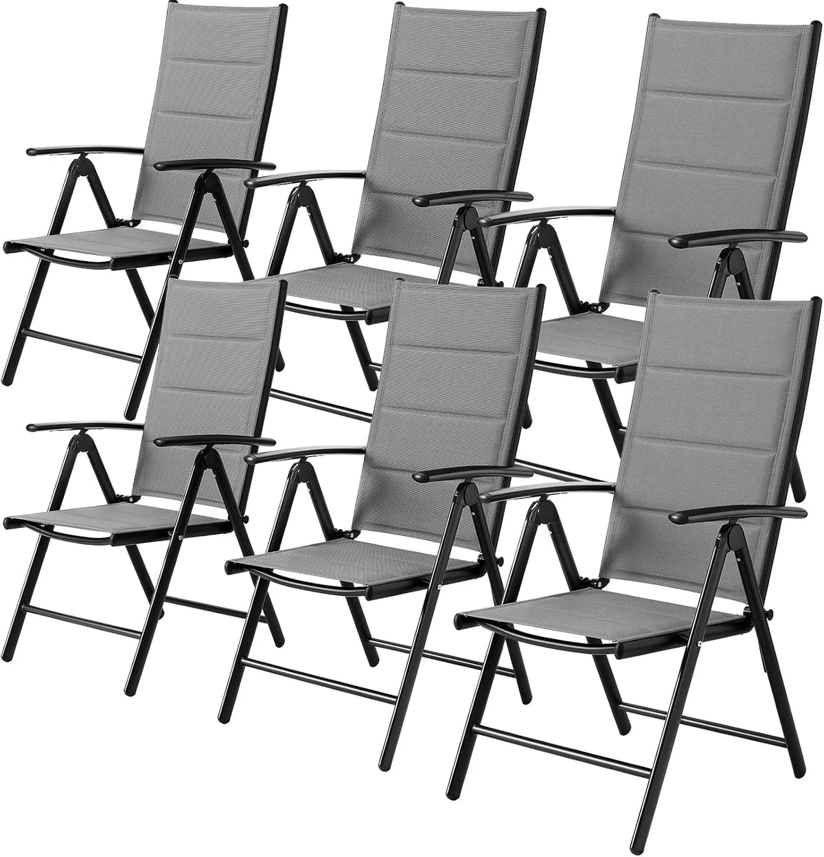 Krzesło ogrodowe, Aluminiowe, składana konstrukcja, z podłokietnikami, aluminium, do jadalni i do ogrodu