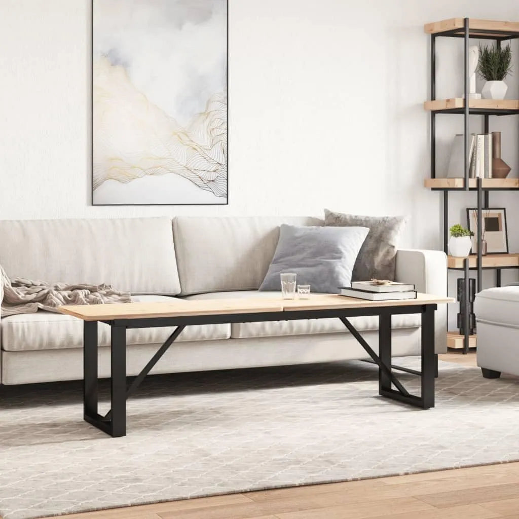 Stelaż do łóżka, 140 x 30 x 43 cm, malowane proszkowo nogi stołu, stabilne nogi stołu do ciężkich blatów