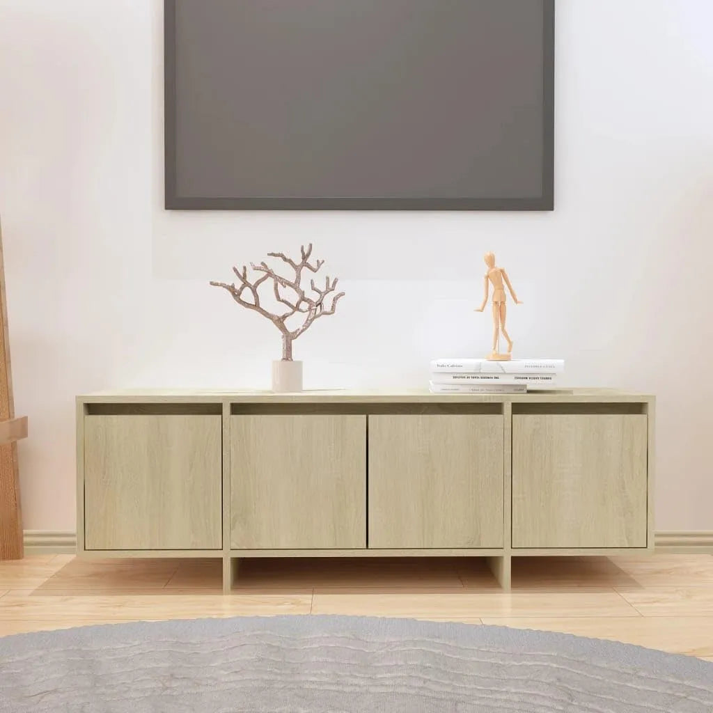 Komoda, 120 x 30 x 40,5 cm, materiał drewnopochodny, kolor dąb sonoma