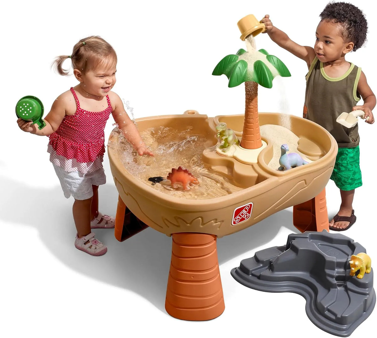 STEP 2 874500 Dino Dig Sand & Water Table, kolor brązowy