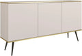 Komoda, 160 x 85 x 39 cm, kolor beżowy, mebel z szufladami do przechowywania