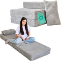 Materac, Odolplusz Premium składany, 70 x 205 x 15 cm, składana konstrukcja, pianka, kolor szary, do pokoju gościnnego